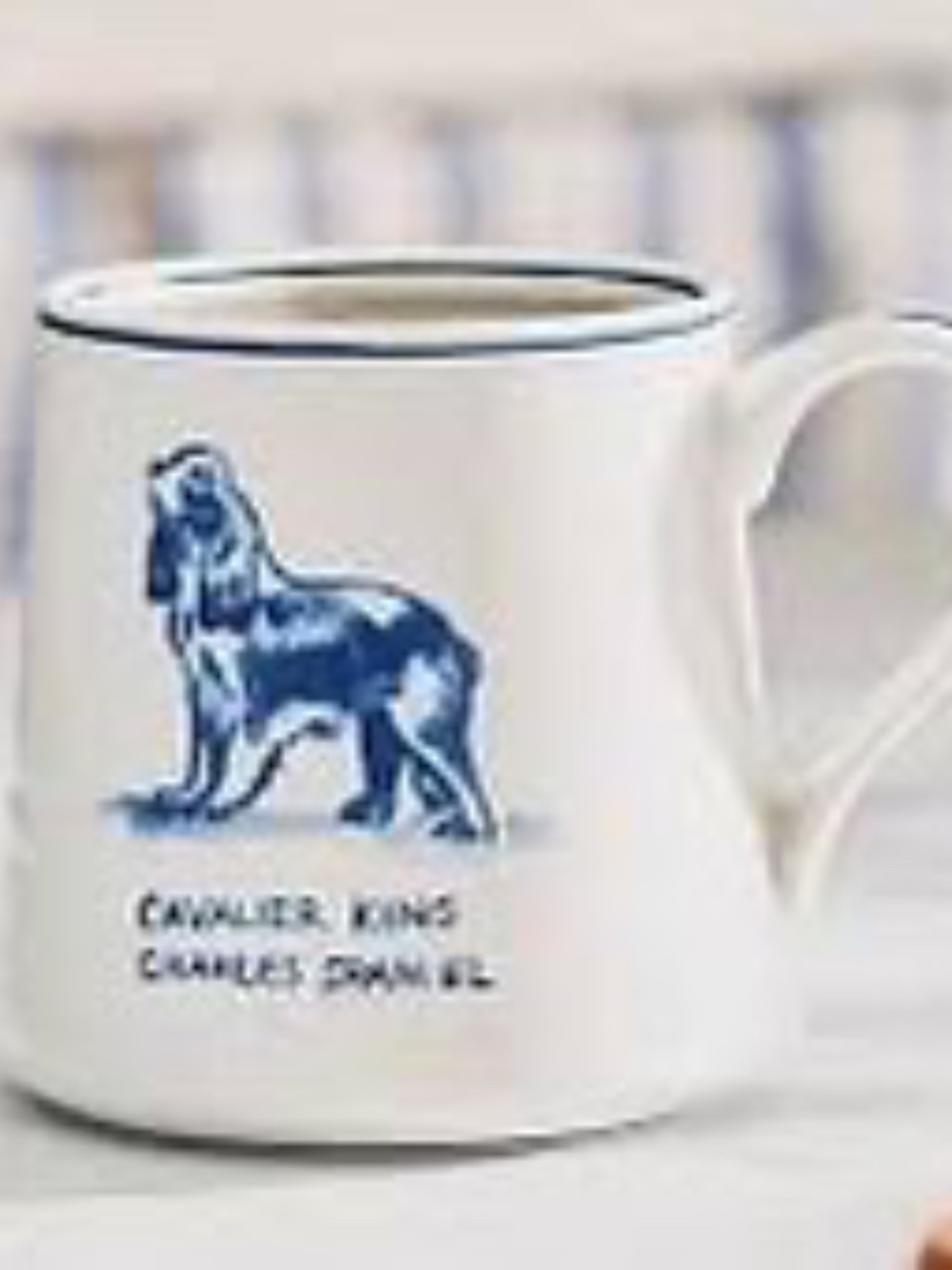 New in Box Molly Hatch KING CHARLES CAVALIER SPANIEL  DOG MUG fr Anthropologie